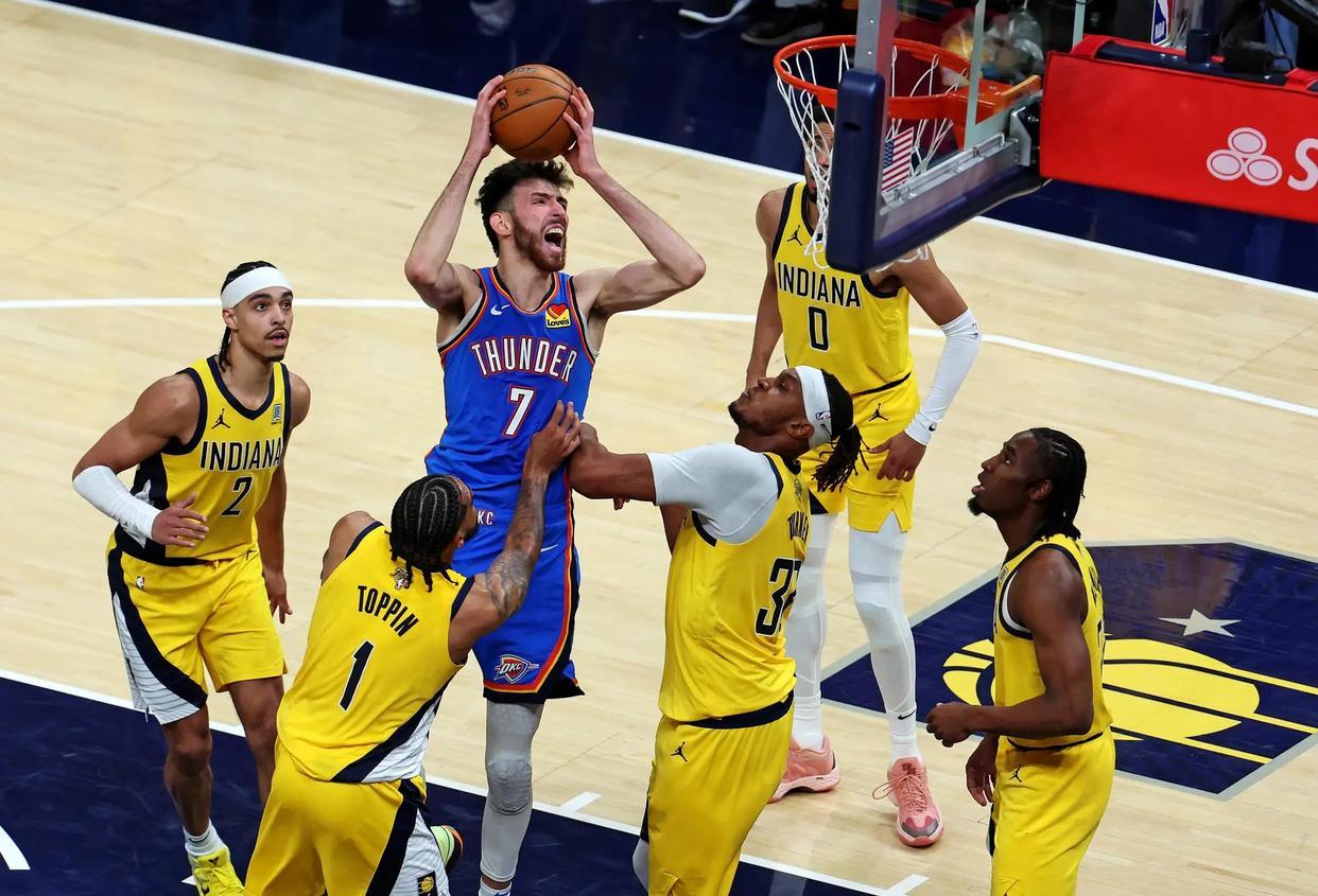 NBA总决赛时隔9年再现G7！数据示雷霆笑到最后(nba总决赛程)